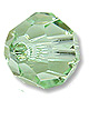 Кристалл Сваровски (Swarovski) круглый, 8 мм. Цвет – Chrysolite