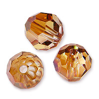 Кристалл Сваровски (Swarovski) круглый, 8 мм. Цвет – Crystal Copper
