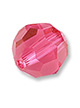 Кристалл Сваровски (Swarovski) круглый, 6 мм. Цвет – Indian Pink