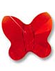 Кристалл Сваровски (Swarovski) бабочка. Цвет –  ярко-красный