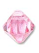 Кристалл-подвеска Сваровски (Swarovski) биконус. Цвет – светло-розовый