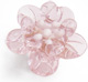 Бусины лэмпворк (lampwork) Цветок прозрачный розовый
