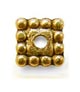 Бусины металлические Бали (Bali Style) Рондель Дэйзи 5 мм квадратный (арт. 96) ант. золото