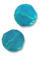 Кристалл Сваровски (Swarovski) круглый, 6 мм. Цвет – Caribbean Blue Opal