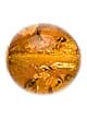 Бусины стеклянные "Кракелюр" (Чешское стекло) круглые, 10 мм. Цвет - топаз