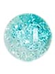 Бусины стеклянные "Кракелюр" круглые, 10 мм. Цвет - бирюзовый и прозрачный