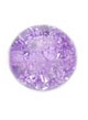 Бусины стеклянные "Кракелюр" круглые, 8 мм. Цвет - лиловый