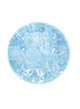 Бусины стеклянные "Кракелюр" круглые, 8 мм. Цвет - светло-бирюзовый