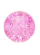 Бусины стеклянные "Кракелюр" круглые, 8 мм. Цвет - розовый