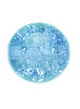 Бусины стеклянные "Кракелюр" круглые, 8 мм. Цвет - бирюзовый