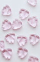 Бусины стеклянные "Рыбки" цвет прозрачный розовый