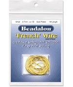 Проволока-пружинка защитная French Wire (Bullion) золотистая