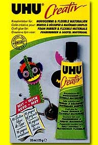 Клей UHU Creativ (\"Креатив\") для пенорезины и других эластичных материалов