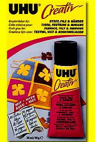 Клей UHU Creativ (\"Креатив\") для тканей, шерсти и лент