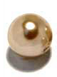 Жемчуг искусственный 8 мм,  цвет - золотисто-бежевый
