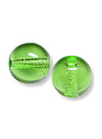 Бусины стеклянные (Чешское стекло) круглые, 4 мм. Цвет – зеленый