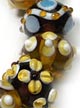 Бусины стеклянные лэмпворк, набор "Медовый" арт. 10691