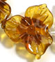 Бусины стеклянные лэмпворк, набор "Орхидеи медовые", арт.8593