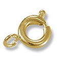 Карабин-кольцо, 6 мм, цвет - золотой