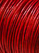 Кожаный шнур, 1 мм, красный