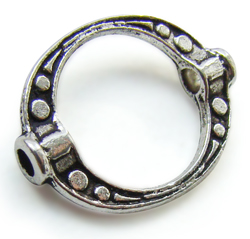 Бусины металлические Бали (Bali Style) Рамка овальное кольцо