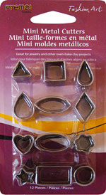 Набор металлических мини-каттеров (12 штук)
