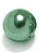 Жемчуг искусственный 8 мм, цвет - серо-зелёный