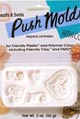 Пресс-форма Amaco Design Push Molds "Сердечки и завитки" для полимерной глины
