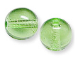 Бусины стеклянные круглые 8 мм. Цвет – зеленый