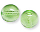 Бусины стеклянные круглые 8 мм. Цвет – зеленый