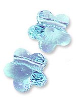 Кристалл Сваровски (Swarovski) цветок, цвет - аква