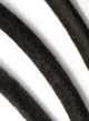 Шнур полимерный 2 мм с застежкой, цвет - черный