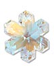 Кристалл-подвеска Сваровски (Swarovski) Снежинка 20 мм, цвет - Crystal AB
