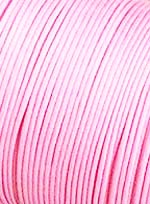 Шнур вощеный 1 мм, светло-розовый