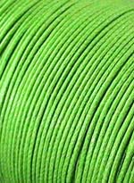Шнур вощеный 1 мм, ярко-зеленый